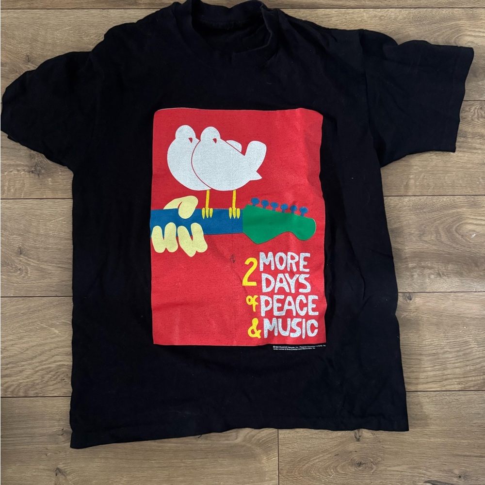 Vintage Woodstock 1994 Concert Festival T Shirt - Band List